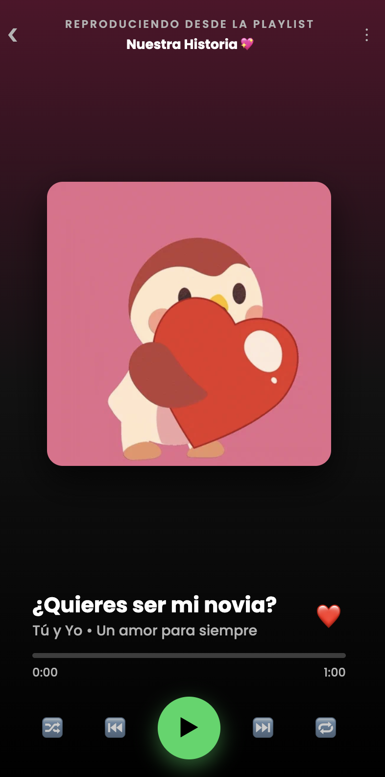 Spotify del Amor 1
